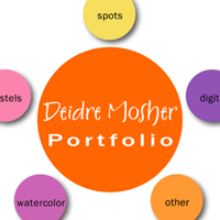 Deidre Mosher Illustration website design