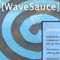 WaveSauce website design